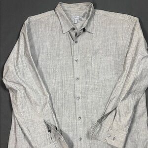 Van Heusen Men's Gray Button-Down Shirt